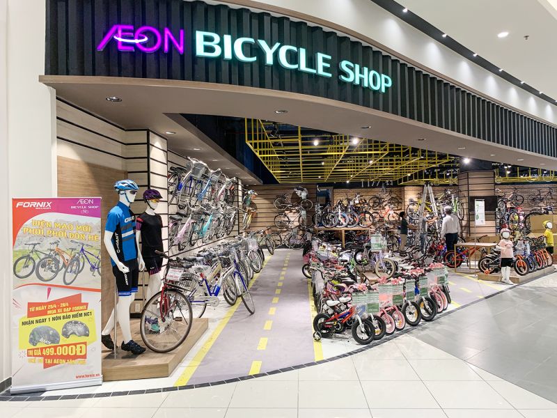 khu vực Aeon Bicycle shop